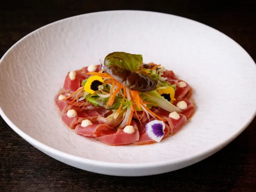 Tataki de ton cu sos ponzu