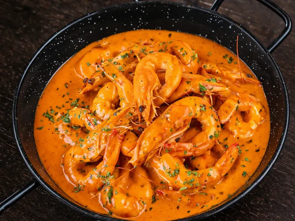 Creveți în sos Tom Yum